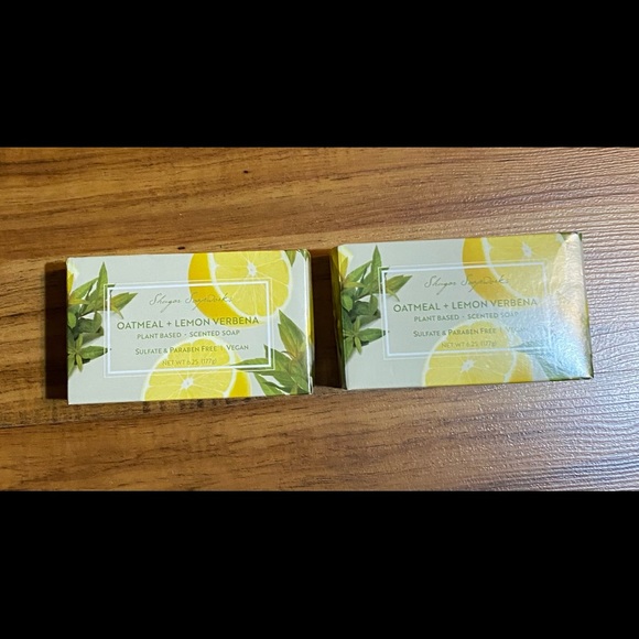 Shugar SoapWorks Plant Based Scented Bar Soap Oatmeal & Verbena (2) New - Picture 6 of 10